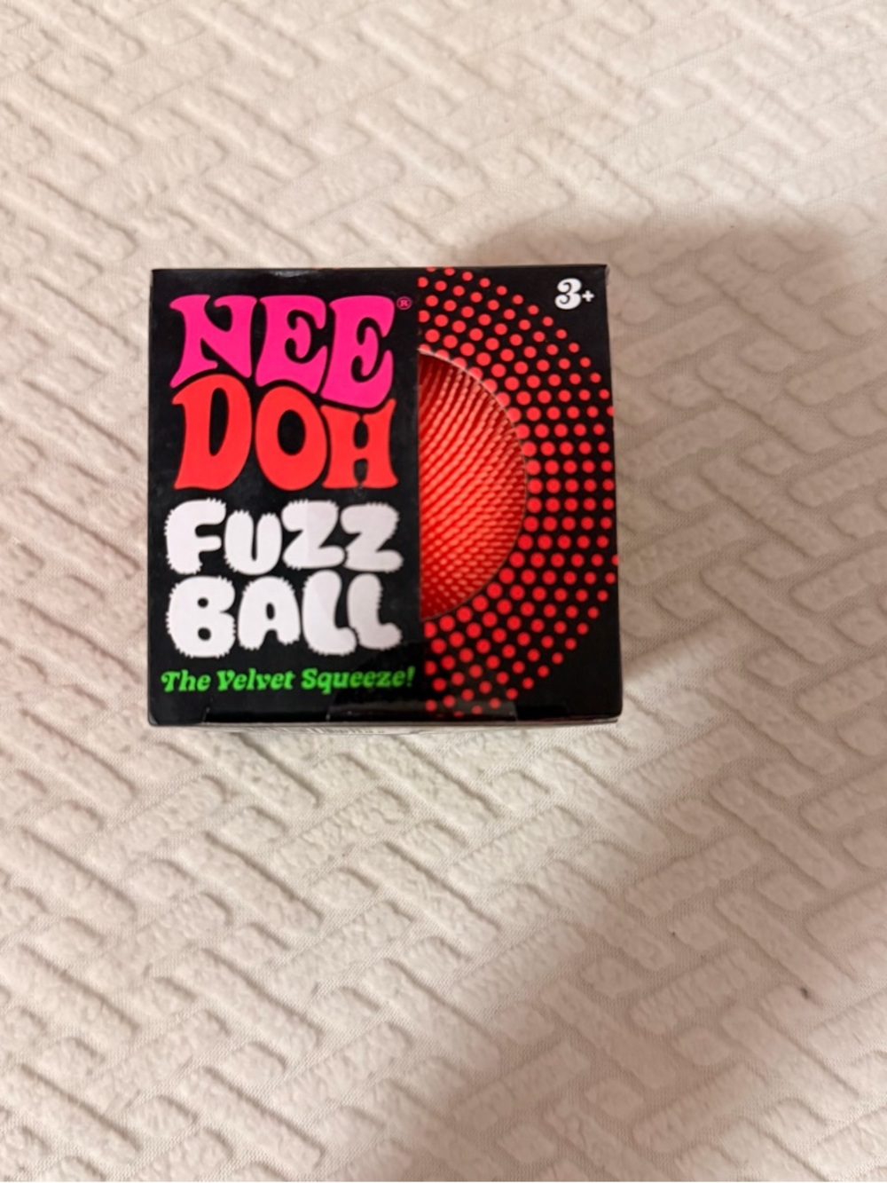 Orange NEEDOH FUZZ BALL THE O.G. Nee Doh Squish Stress Ball NEE-DOH Fuzzball 🔥